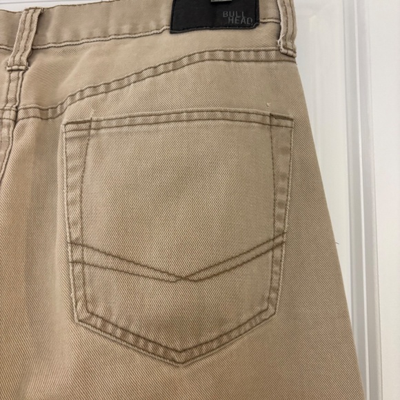 Bull Head Gravels Slim Tan Denim Jeans - Picture 9 of 11
